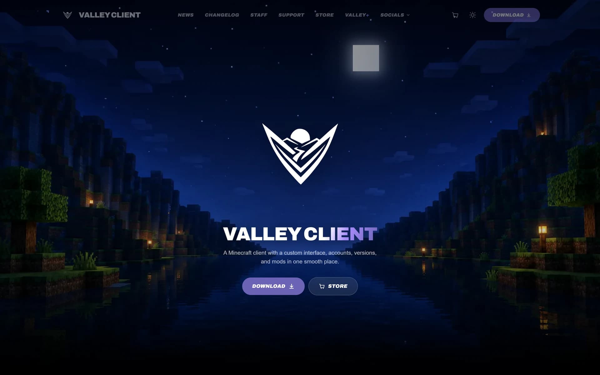 The Valley Client website